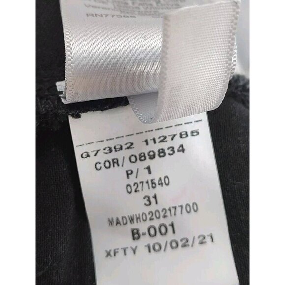 Madewell Jeans Size 31 Womens RoadTripper Skinny Wash Black Denim Pants Stretch - Picture 7 of 12